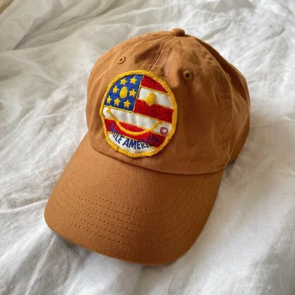 Smile America Smiley Face Dad Hat - Picture 6 of 16
